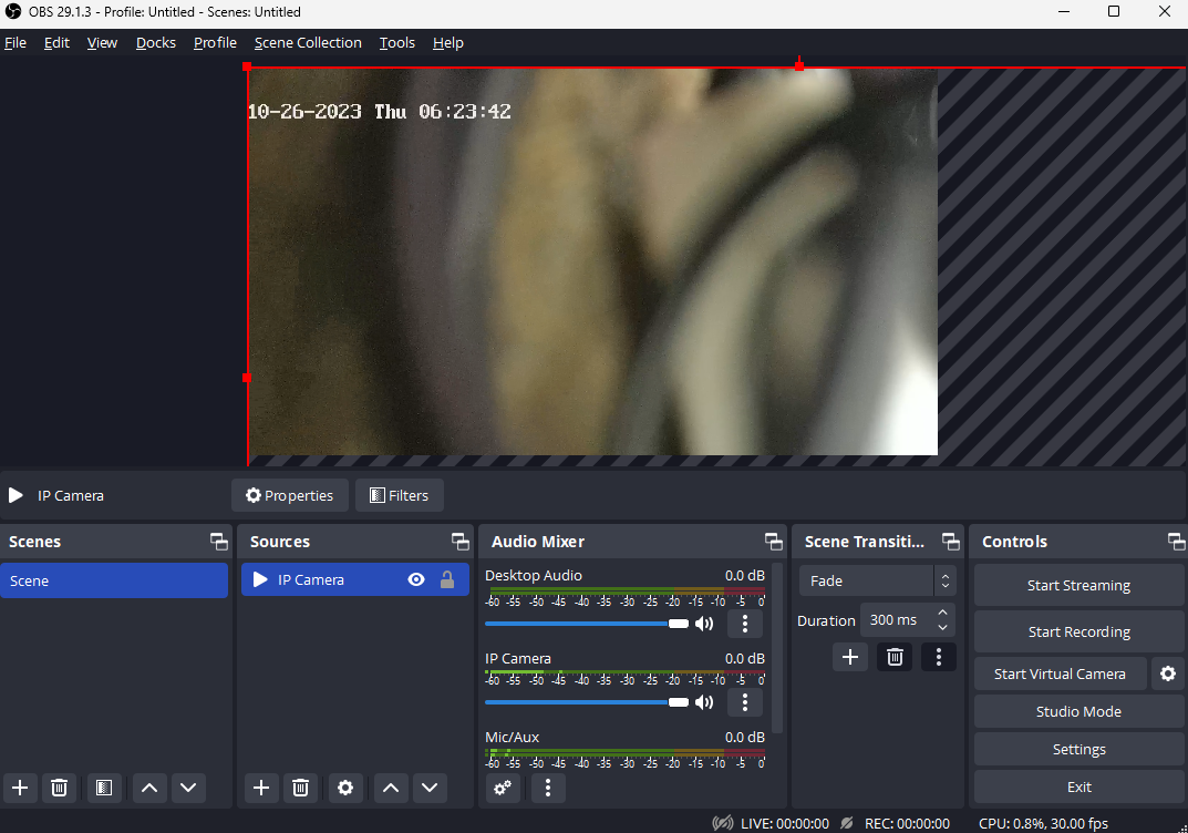 Obs studio 2024 ip camera source
