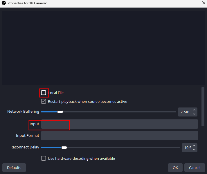 Obs studio 2025 add ip camera