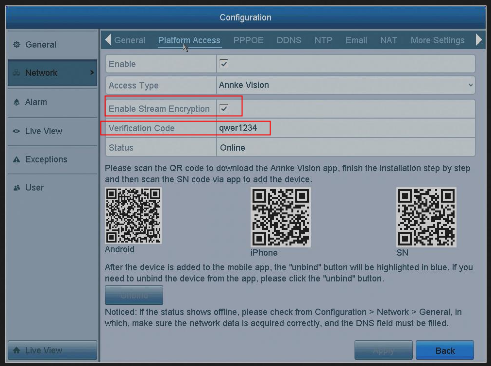 annke network setup