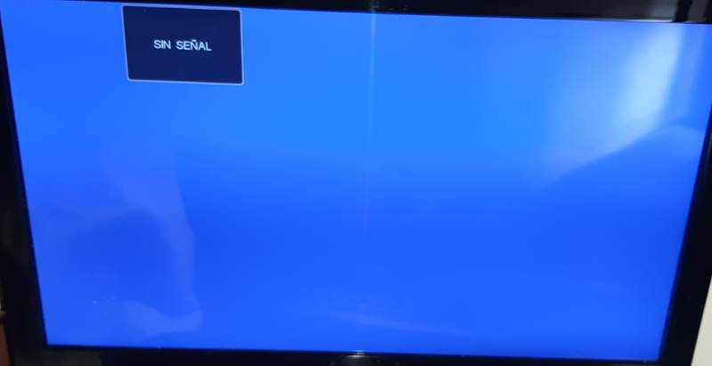 cctv blank screen