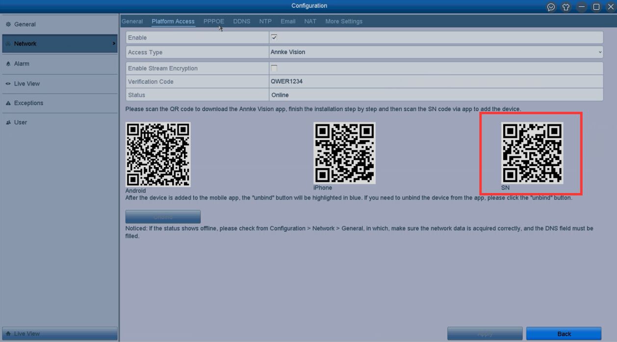 annke network setup