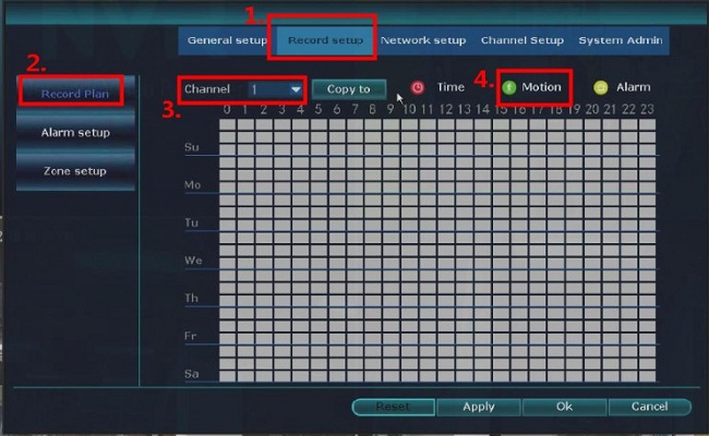 Zosi motion best sale detection setup