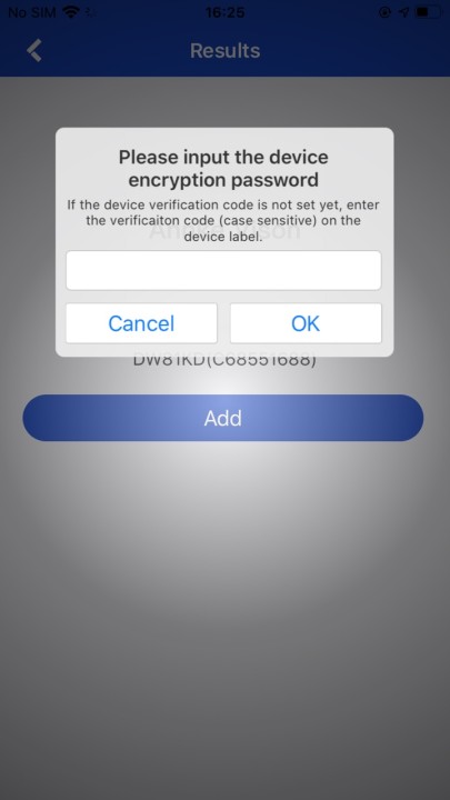 annke camera verification code