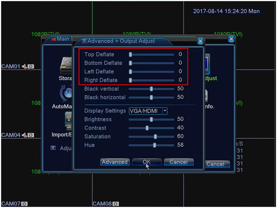 XMeye - What to Do If The Cameras' Live View Box Does Not Occupy the